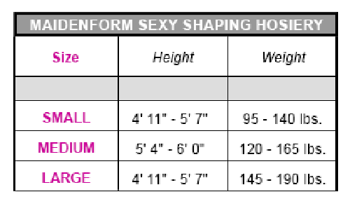 New Hose Maidenform X-Temp Body-Shape Mini-Toner Sheer Golden Q0C241 MSRP-$20 XL - Picture 6 of 6