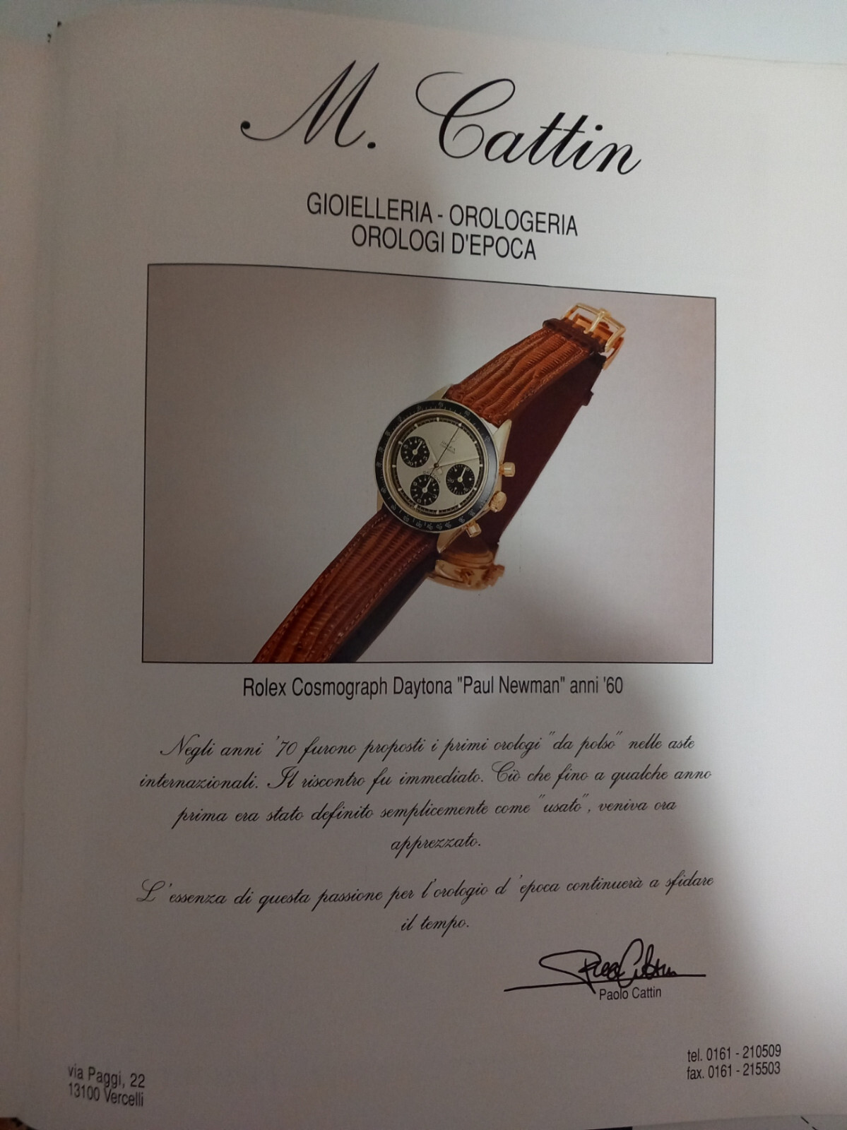 PATRIZZI Osvaldo - Orologi da polso Rolex. foto 3