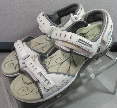TABASA LARMSSA60 WOMENS SHOE 7 M (EURO 37) WHITE LEATHER ALLROUNDER BY MEPHISTO