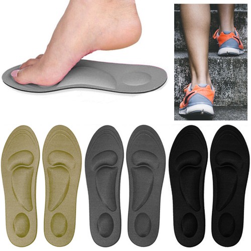 4 paires de coussin femme semelle intérieure massage orthèse confort soutien des pieds coussin de course - Photo 1 sur 1