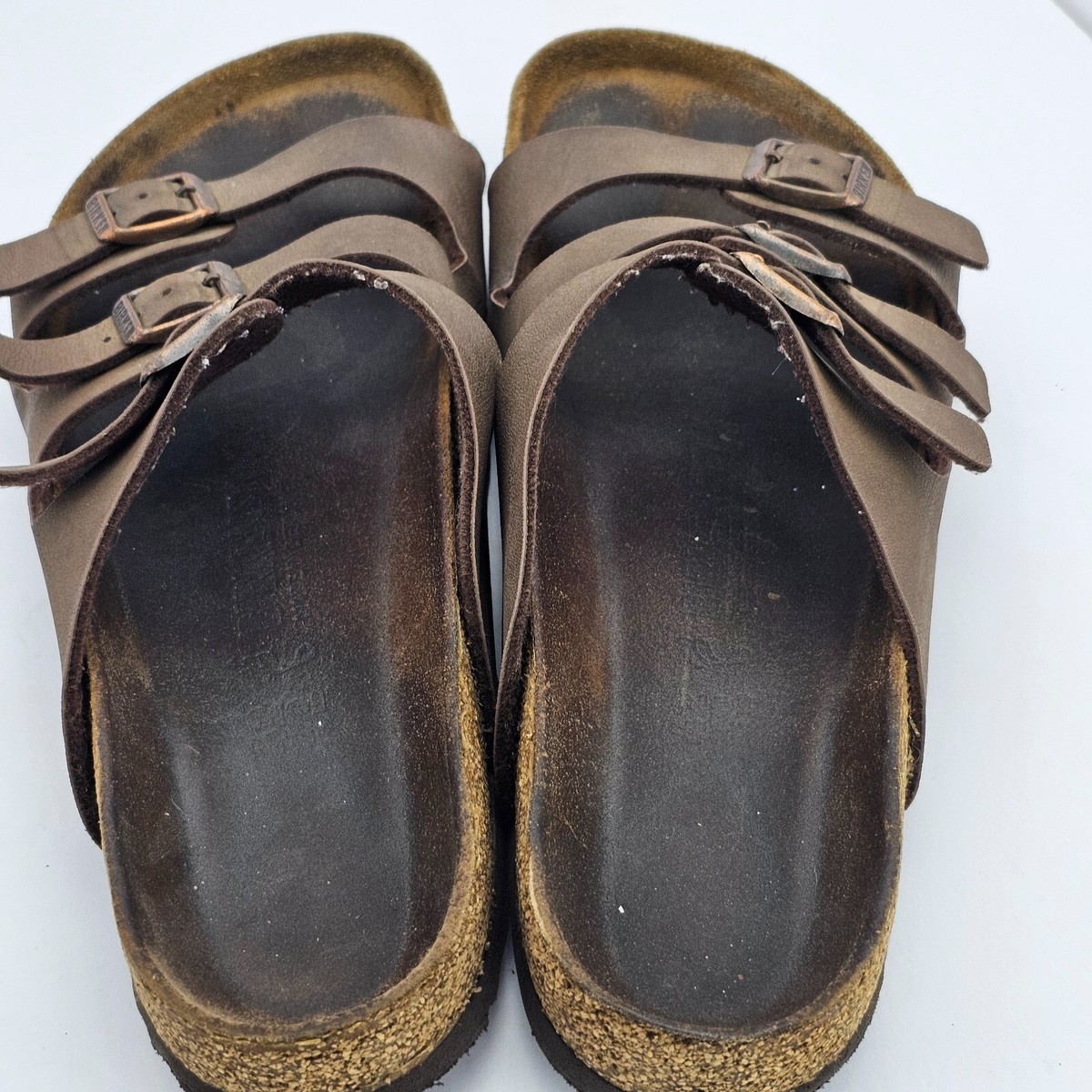 Birkenstock Florida Unisex 11 Mocha Brown Soft Footbed Slippers Birkenstock Women main image 3