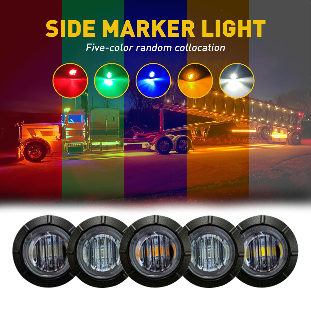 10X Round Light Marker Side 3/4
