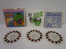 GAF View-Master 3 Reel Set The Incredible Hulk J25 Marvel Comics -  144 