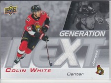 2019-20 Upper Deck Series 1 Hockey Generation Next Jersey GN-7 Colin White