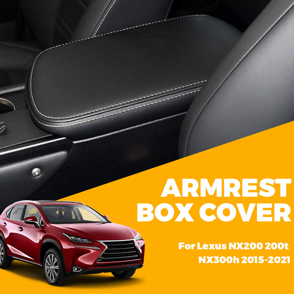 Center Console Armrest Cover PU Leather For Lexus NX200t NX300