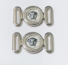 Versace VE 4446 Sunglasses Silver Replacement Temple Side Icon Logo Genuine