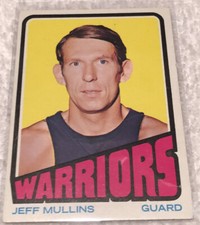 1972-73 Topps  #85 Jeff Mullins Golden State Warriors  Guard