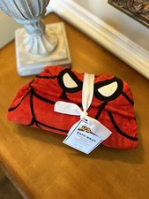 Pottery Barn Kids Marvel's Spider-Man Kid Hooded Towel Mono Brayden NWT OB