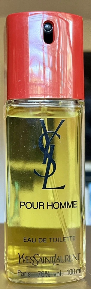 POUR HOMME EDT. FÓRMULA ORIGINAL ABOVEDADA VINTAGE SELLADA YSL 3,3 OZ/100 ml Foto 4 de 4