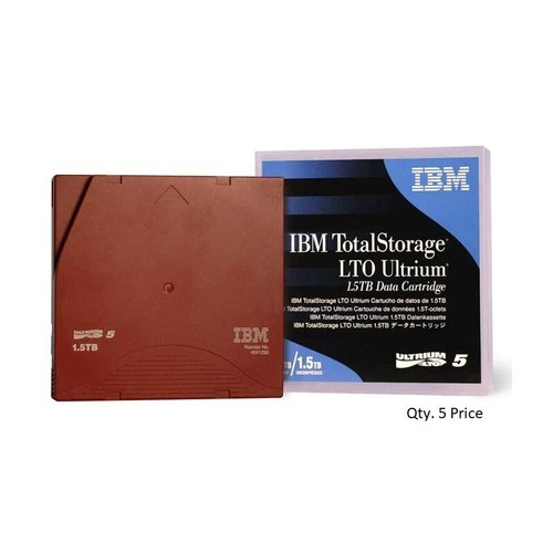 IBM 46X1290 LTO ULTRIUM 5 BACKUP TAPE CARTRIDGE (5 PACK) NEW OEM FACTORY PACK