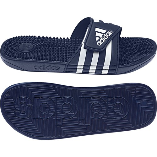 Adidas Adissage Sliders - Blue-4