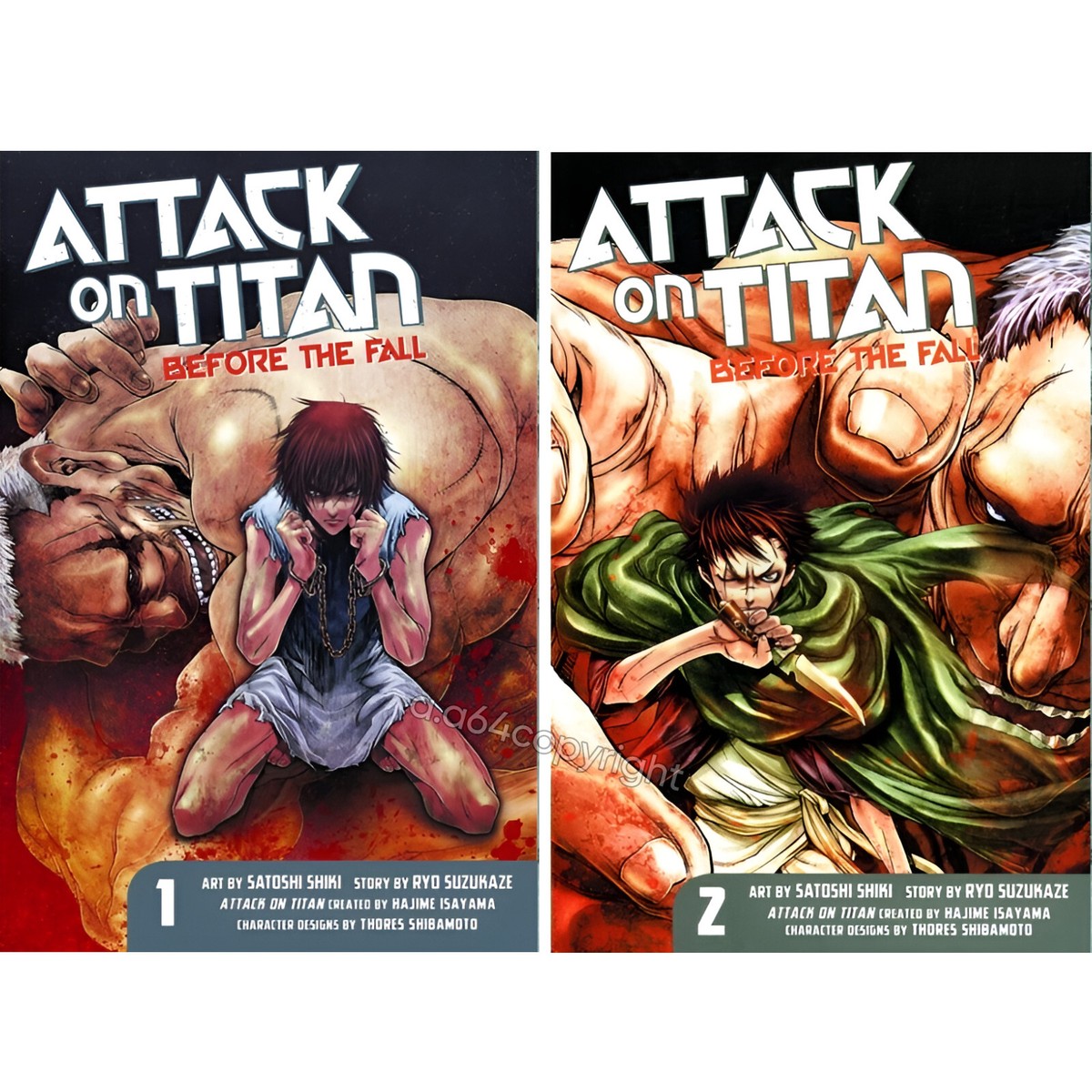 Attack on Titan : Before the Fall Manga FullSet Vol.1-17 Attack on Titan : Before the Fall Manga FullSet Vol.1-17