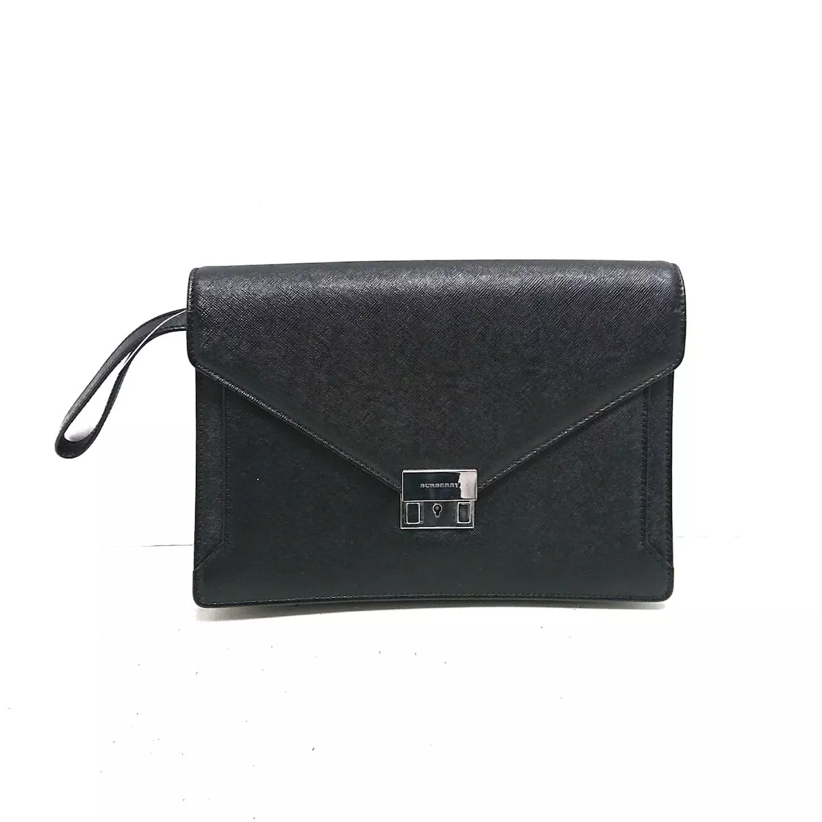 Burberry black sale clutch