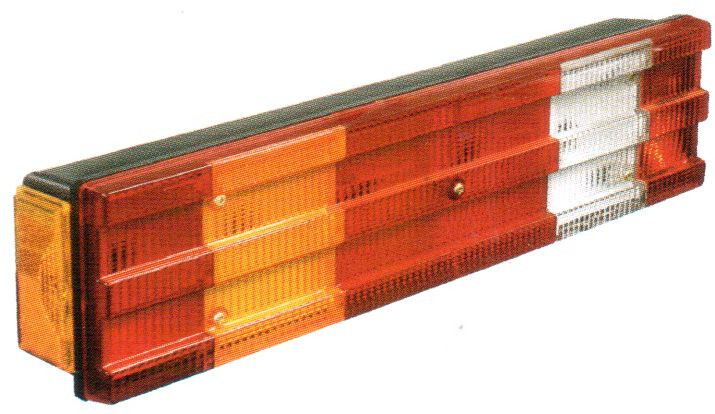 Feu ar gauche 53 x 14cm resistant aux chocs pour benne et camion Actros