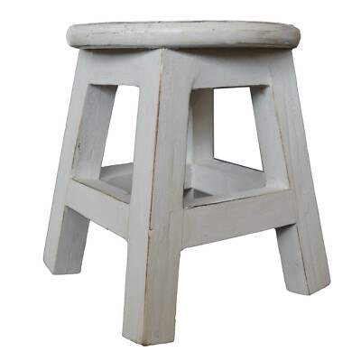 Sgabello Basso Rose, Legno, Marrone, 26x26x40 cm