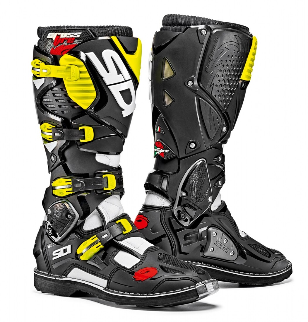 Sidi Crossfire MX Offroad Stiefel schwarz/neon-gelb 46