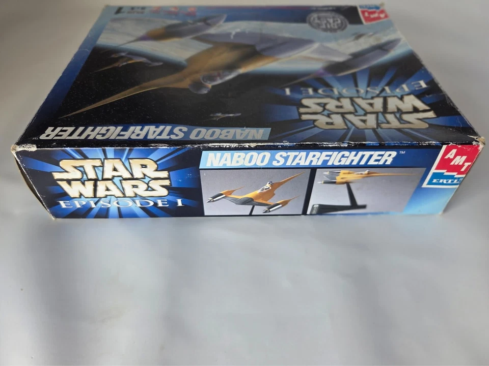 New Naboo Starfighter Star Wars Episode 1 AMT Ertl Die Cast 1:48 Model Kit  QIK - Image 4 of 4