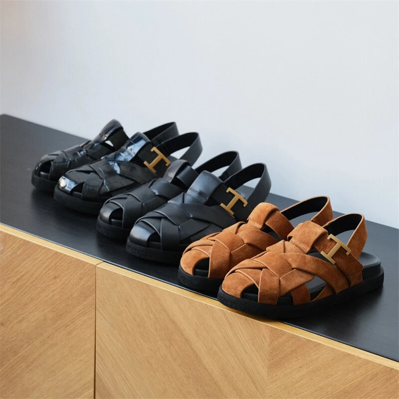 TOD’S Scarpe sandali donna Tod's in pelle punta piatta cavi