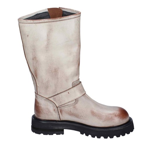 Chaussures Femme MOMA 37 EU Bottes Marron Cuir Beige BD924-37 - Photo 2 sur 5