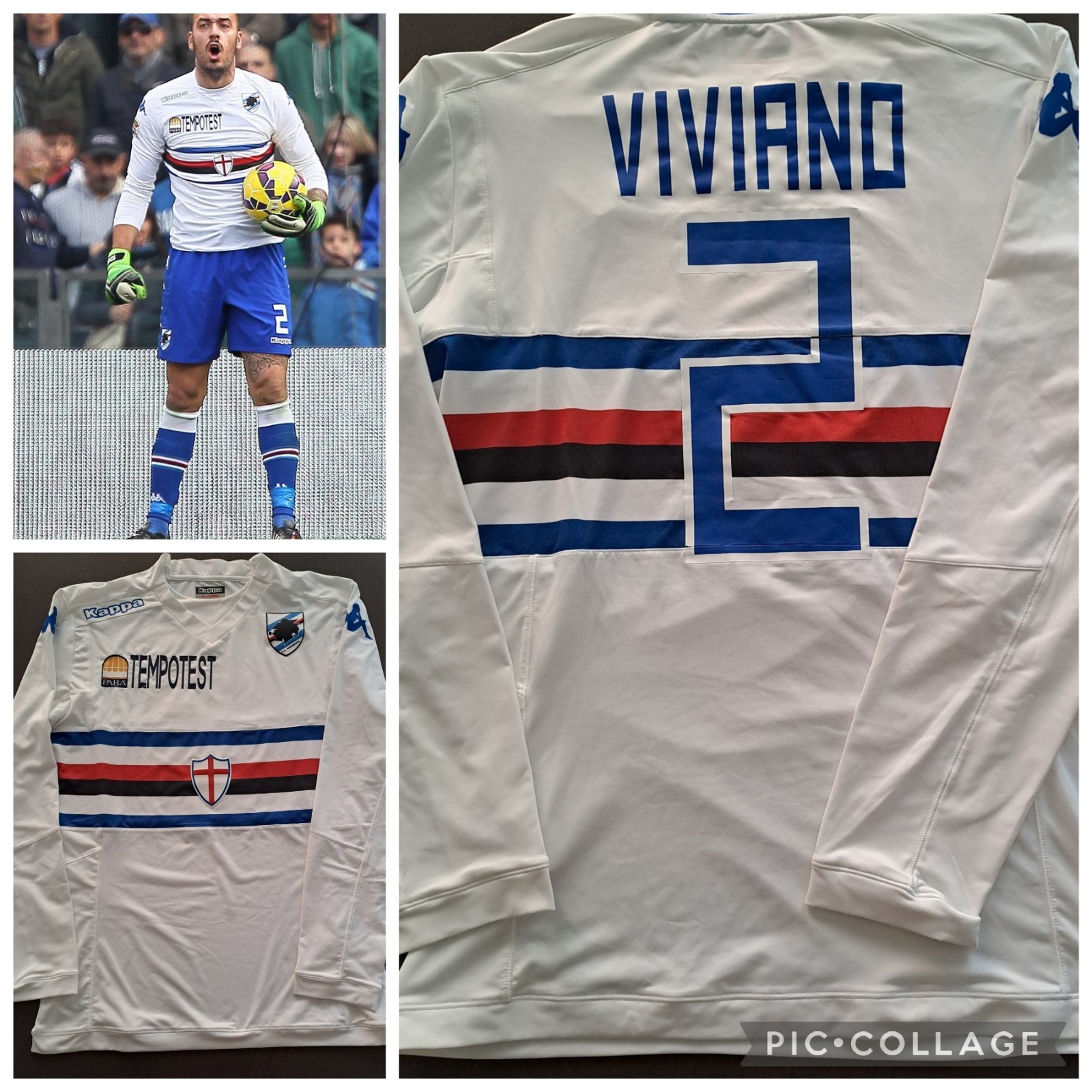Maglia Sampdoria Kappa Serie A