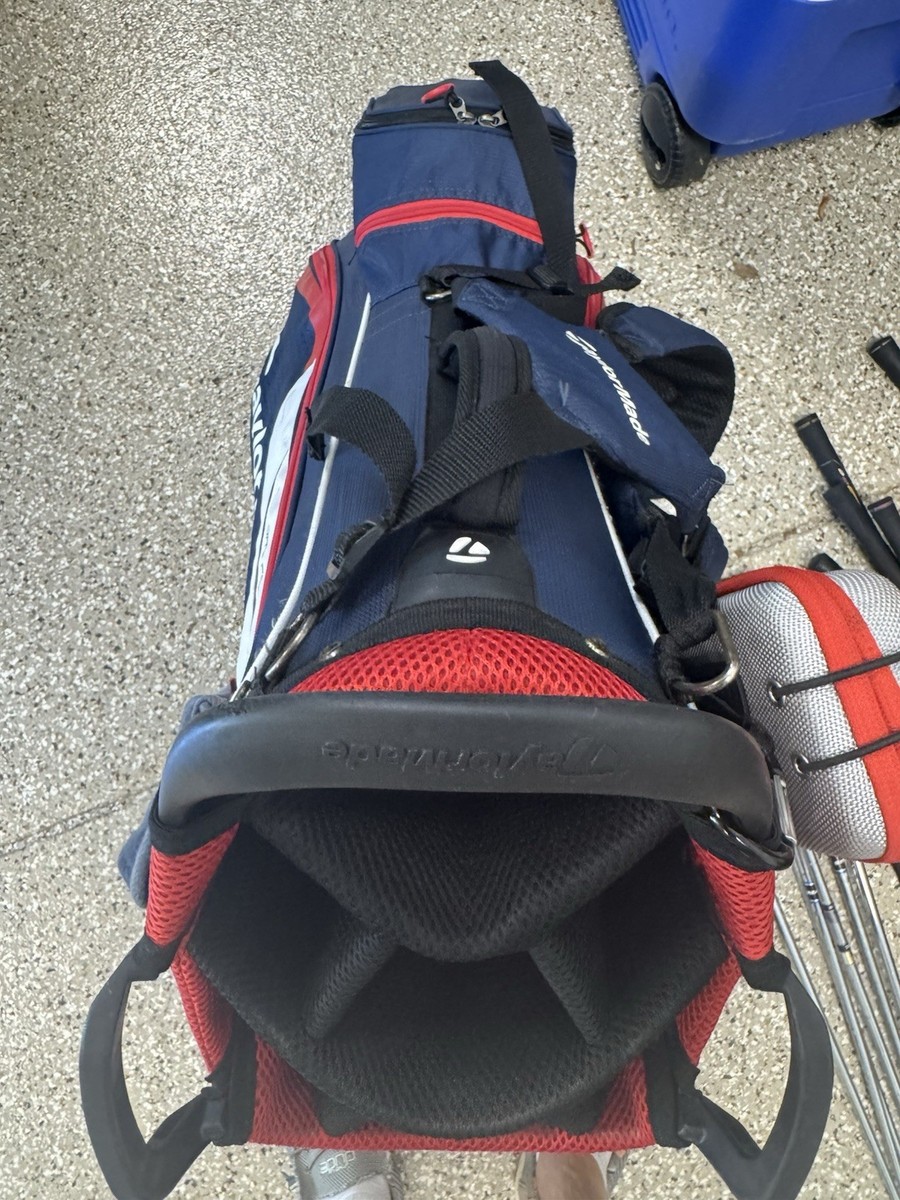 TaylorMade 2019 Golf Select Stand Bag - Navy/Red/White