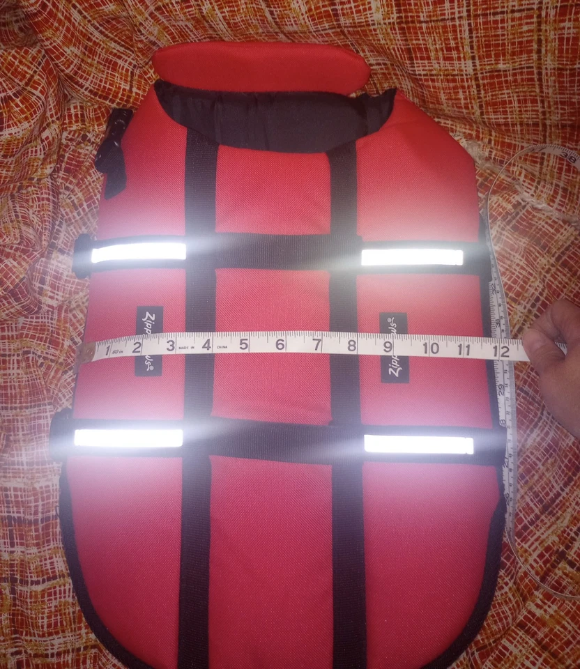 Zippy Paws Small Dog Clip Life Jacket Lightweight Vest Reflector - Image 4 of 4