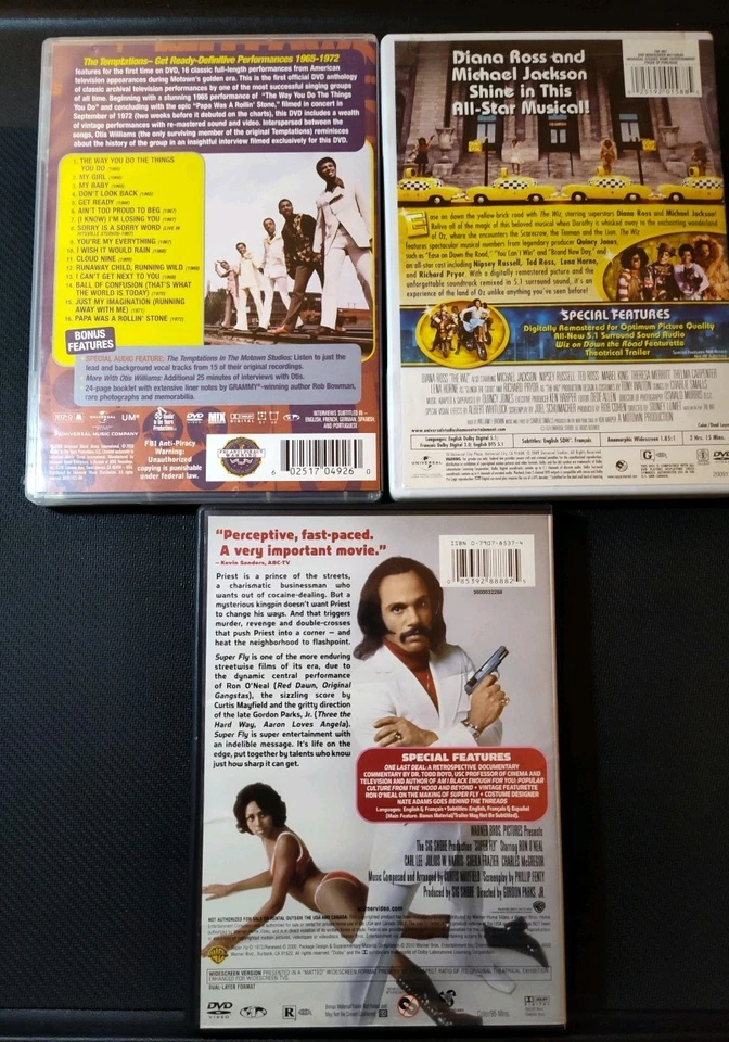 The Wiz Musical DVD Super Fly The Temptations. Michael Jackson. Foto 2 de 2