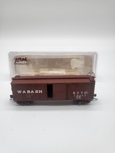 Vagón de mercancías Atlas escala N 41975 caja coche Wabash en embalaje original | Condition: Gebraucht