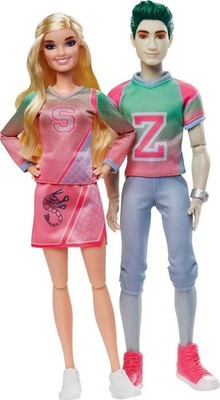 Disney Zombies Addison & Zed 2-Pack Dolls 12'' Cheerleader Football Figure Set