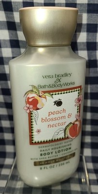 ALL NEW Vera Bradley Peach Blossom & Nectar Body Lotion 8 oz Bath & Body Works