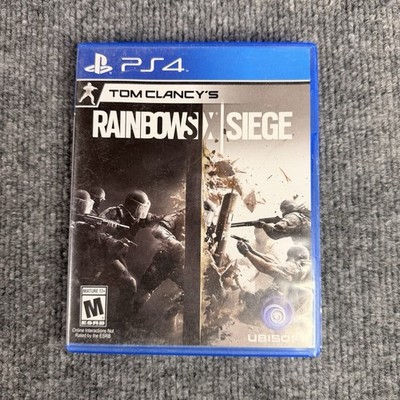 Tom Clancys Rainbow Six Siege PS4 Video Game Complete Disc Case