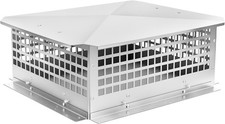 Adjustable Stainless Steel Chimney Cap 18" x 21" with Strips  Bolts