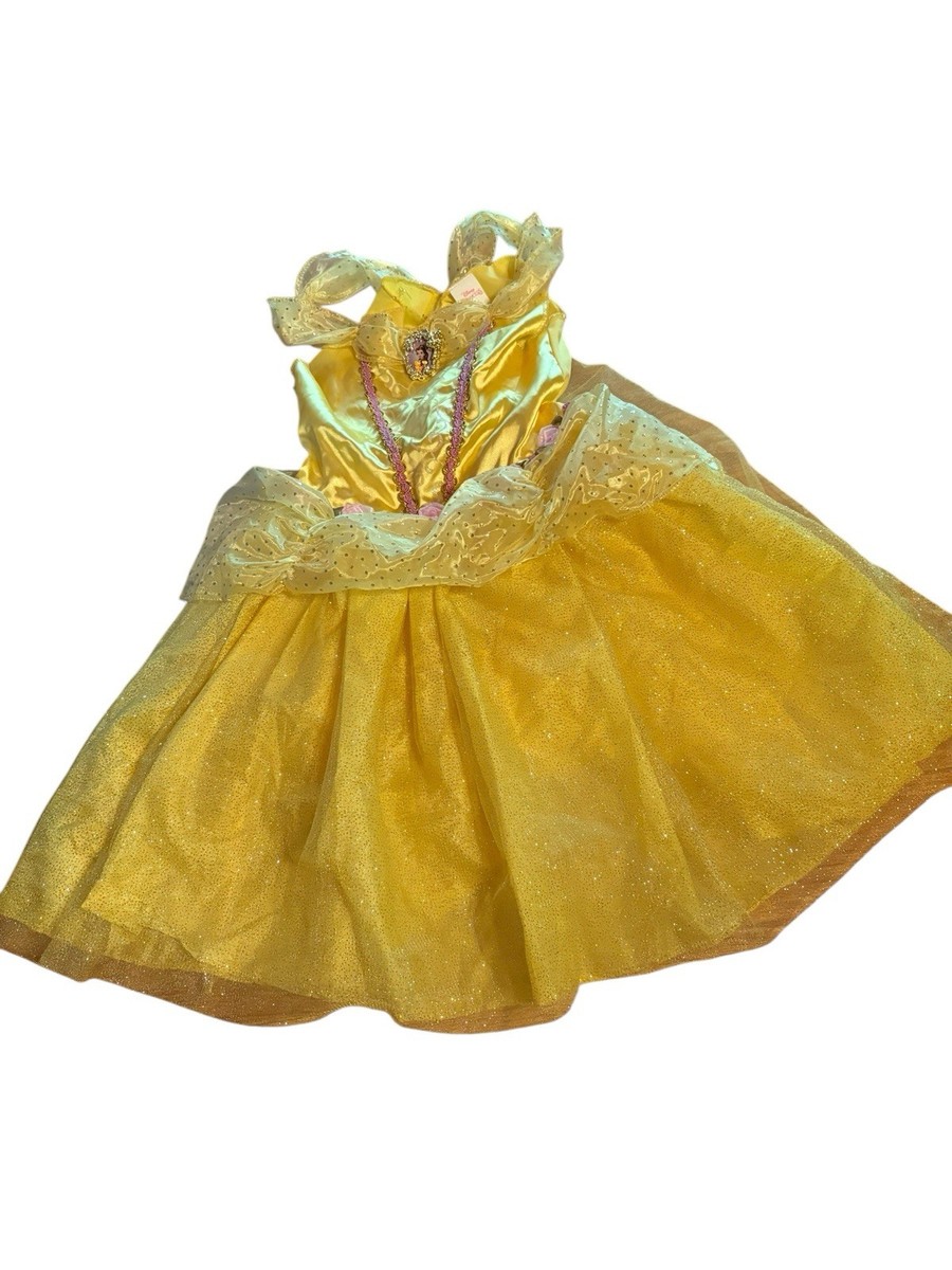 Belle Classic Costume Size Medium 7-8 Disney Beauty and the Beast Dress Yellow
