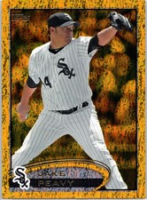 2012 Topps #518 Jake Peavy Gold Sparkle Chicago White Sox