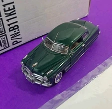 1:43 SCALE DIECAST MODEL, FRANKLIN MINT UK 12, 1951 HUDSON HORNET 2 DOOR COUPE