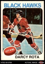 1975 O-Pee-Chee NHL #66 Darcy Rota Blackhawks 5 - EX