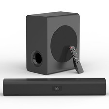 Sound Bar Speakers Bluetooth Wireless, TV Speakers Sound Bar Subwoofer, Home The