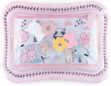 Tummy Time Water Play Mat for Babies, Girls High Contrast Sensory Developmental