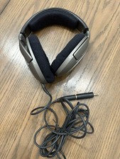 Sennheiser HD 518 Headband Headphones - Titan - Tested Works - Two Plugs