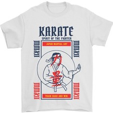 Katate Spirit Camiseta MMA Artes Marciales Hombre 100% Algodón Blanco