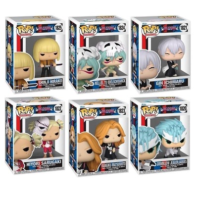 Bleach Wave 6 Funko Pop! Pack of 6 (1825,1824,1823,1822,1820,1821