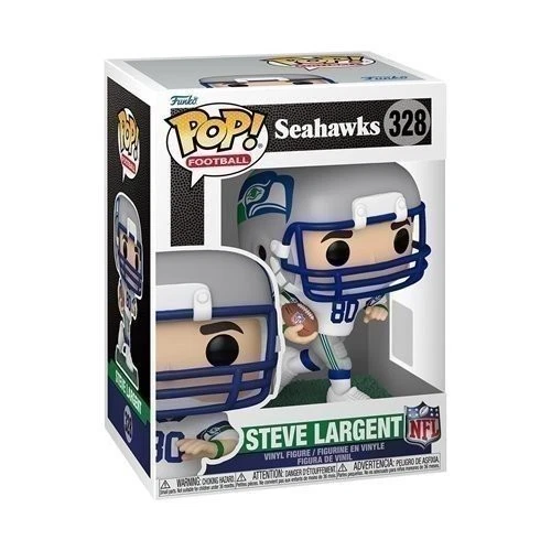 Funko Pop! NFL Seattle Seahawks - Steve Largent #328 Vinyl Figure with Case