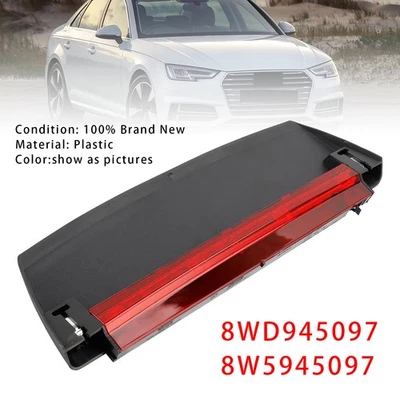 Rear Center High Mount Third Brake Light 8WD945097 Für AUDI A4 S4 B9 2016-2024, - Bild 1 von 4