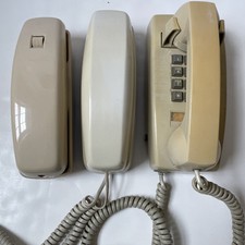 Vintage Push Button Phone Lot Of 3 RadioShack Bell South Premier For Parts