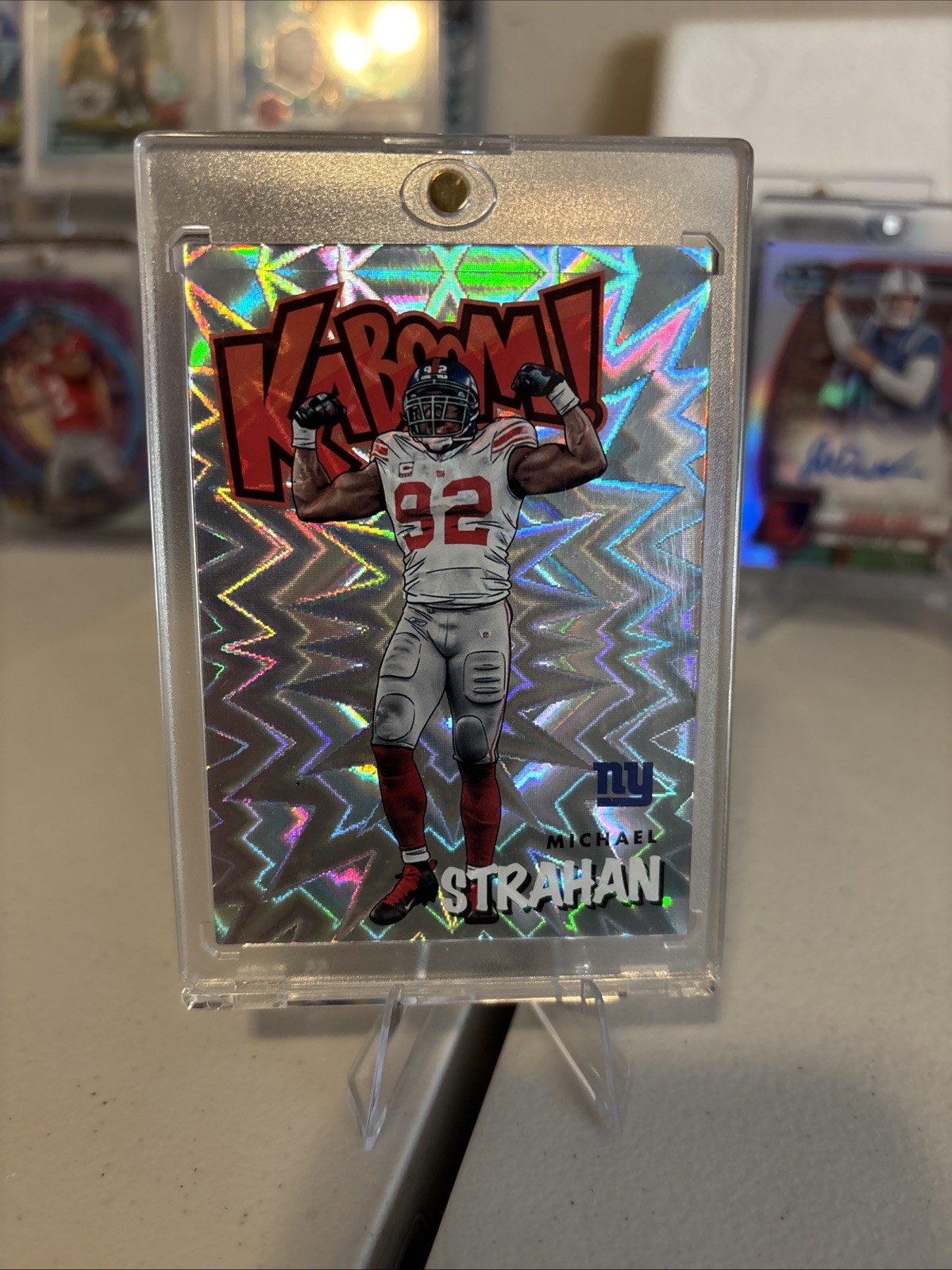 2021 Panini Absolute - Kaboom! Michael Strahan #K15 💥💥💥