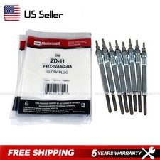 8pcs Zd-11 Oem Genuine Glow Plugs F4tz-12a342-ba Diesel For F250 E350 7.3l V8 Us