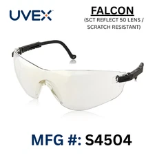 SCT Reflect 50 Safety Glasses - Uvex Falcon #S4504 - Scratch Resistant Lenses