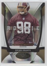2009 Certified New Generation Mirror Gold Signatures 25/25 Brian Orakpo Auto t8i