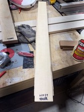 CURLY SOFT MAPLE NECK BLANK LUTHIER LUMBER 34"X3 1/2""X3/4"