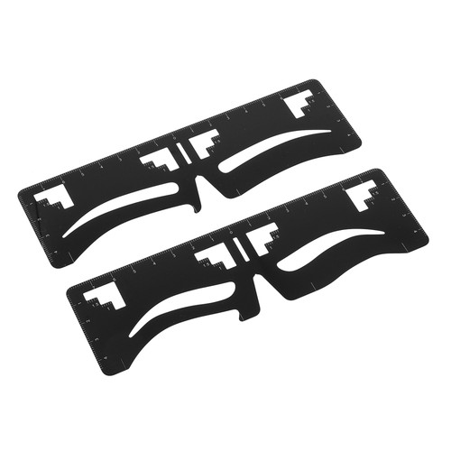 2 Pezzi Modelli di Sopracciglia Designer Donna per Donna Stencil Modellanti - Foto 9 di 12